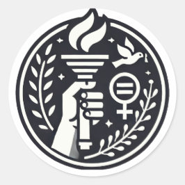 Adesivo Redondo Ascensão Unity