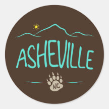Asheville, NC Sticker