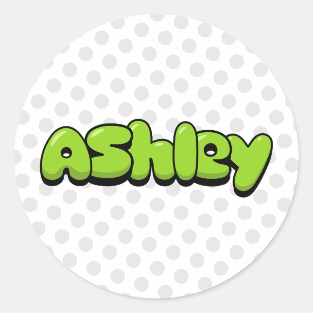 Adesivo Redondo Ashley (Frente)