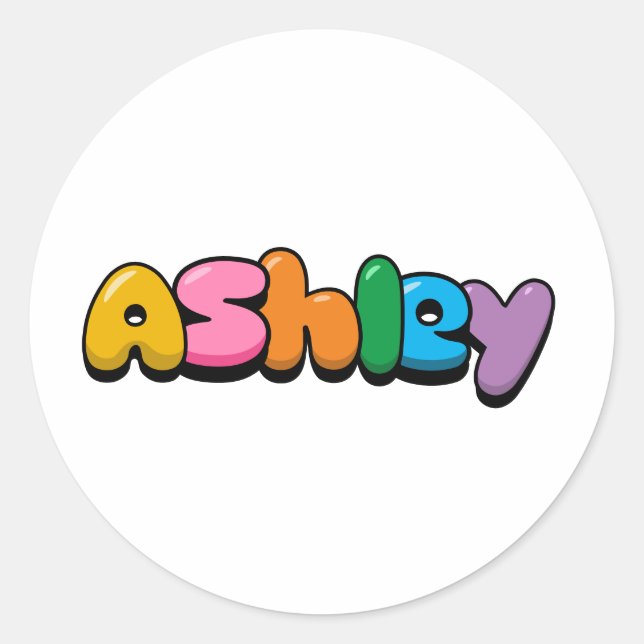 Adesivo Redondo Ashley (Frente)