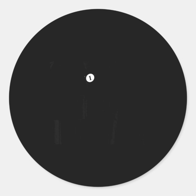 Adesivo Redondo Ask Me About My Hole In One Funny Golf  (Frente)