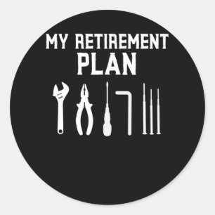 Adesivo Redondo Aspas de Homens de Corrida Automática para Pai de