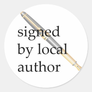 Adesivo Redondo Assinado pelo autor local