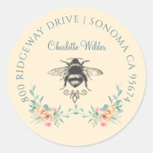 Assinatura de Script Personalizada de Bee Floral