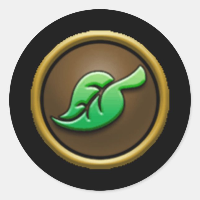 Adesivo Redondo Assistente101 Vinhetas da Escola de Vida (Frente)