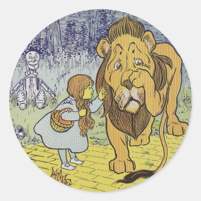 Adesivo Redondo Assistente de Oz (Frente)