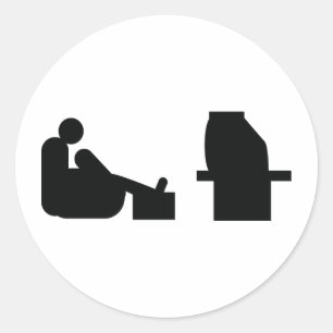 Adesivo Redondo assistir tv