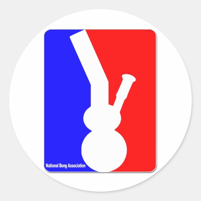 Adesivo Redondo Associação Nacional de Bong (Frente)