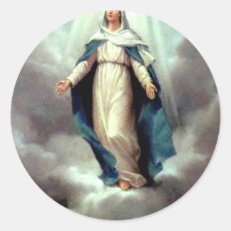 Adesivo Redondo Assunção de Mary