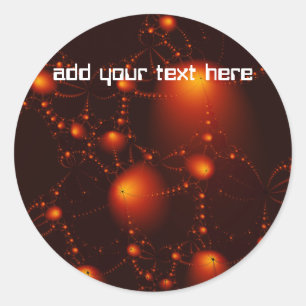 Adesivo Redondo asteroides