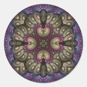 Adesivo Redondo Asters II Round Stickers