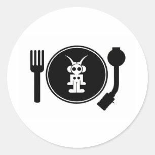 Adesivo Redondo astro DJ