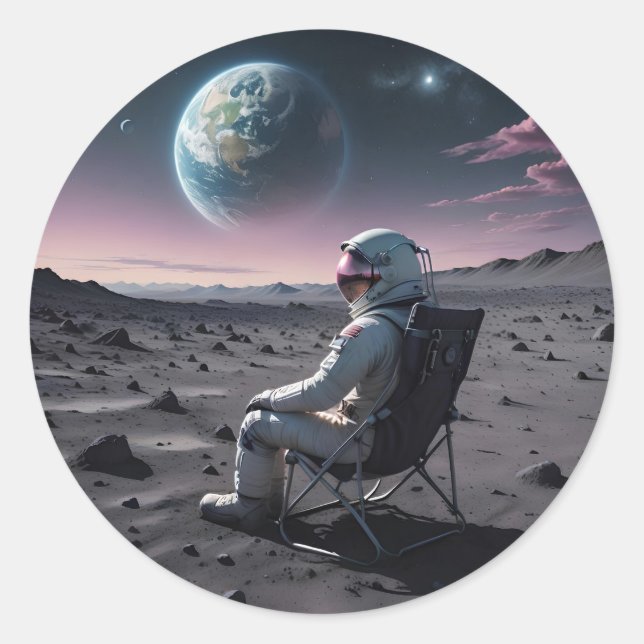 Adesivo Redondo Astro Leisure (Frente)