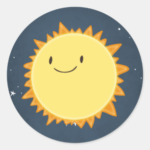 Adesivo Redondo Astronauta do Foguete de Envelope do Espaço Exteri