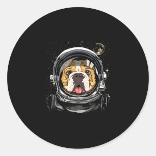 Adesivo Redondo Astronauta Espacial Americana Astronomia Galáxica