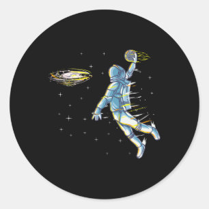 Adesivo Redondo Astronauta Espacial de Bysketbyll Slam Dunk Jam Sp