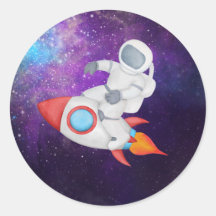 Astronauta no foguete