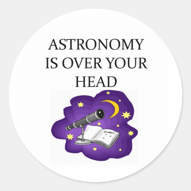 ADESIVO REDONDO ASTRONOMIA (Frente)