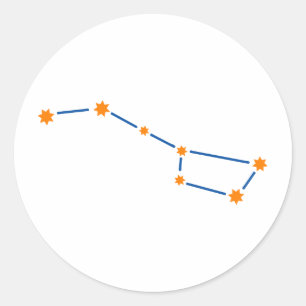 Adesivo Redondo astronomy-bear-great-2