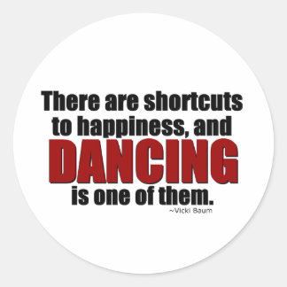 Adesivo Redondo Atalho para a felicidade
