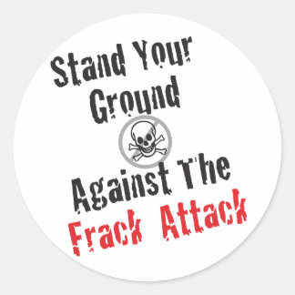 Adesivo Redondo Ataque de Frack