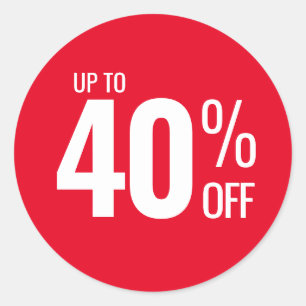 Adesivo Redondo Até 40% OFF (40) Venda pequenas empresas