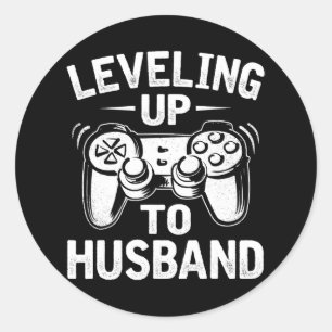 Adesivo Redondo Até Marido Homens Noivo Despedida de Solteiro Game