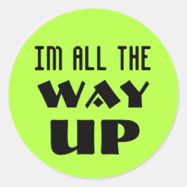 Adesivo Redondo até o topo