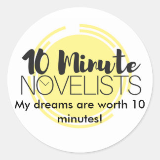 Adesivo Redondo Atenção Aos Seus Sonhos!