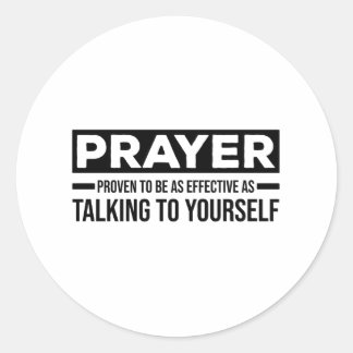 Adesivo Redondo Ateus diz | presentes céticos ateístas