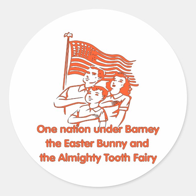 Adesivo Redondo Atheist Pledge (Frente)