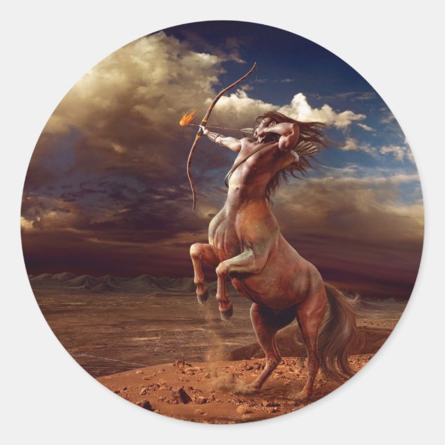 Adesivo Redondo Atirador - bordadores (Frente)