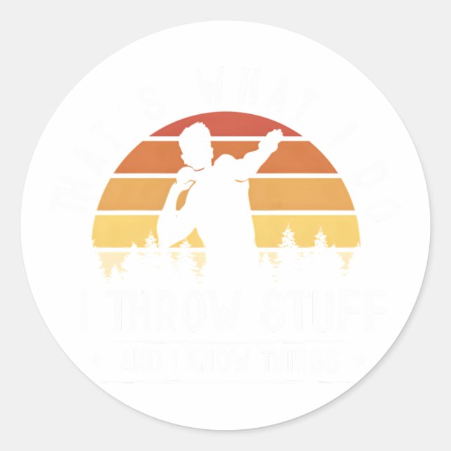 Adesivo Redondo Atiramento E Atiramento De Campo (Frente)