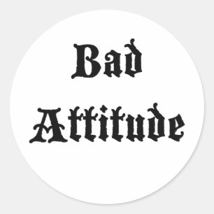 Adesivo Redondo Atitude má
