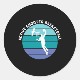 Adesivo Redondo Ativo Shooter Basball 9