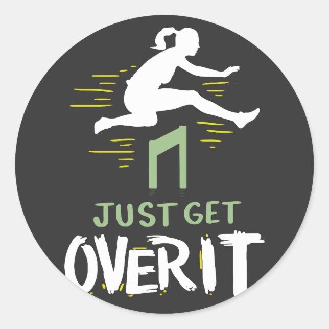 Adesivo Redondo Atletismo (Frente)