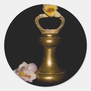 Adesivo Redondo Atração Floral