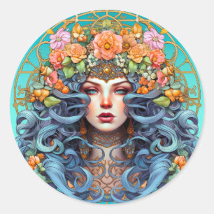 Adesivo Redondo Atrevo a Sonhar