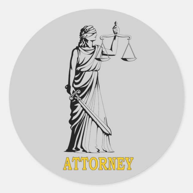 ADESIVO REDONDO ATTORNEY (Frente)