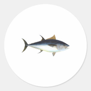 Adesivo Redondo Atum de Bluefin