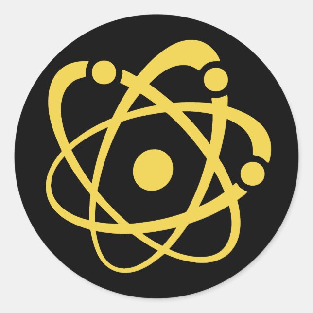 Adesivo Redondo Atum Wonk (Frente)