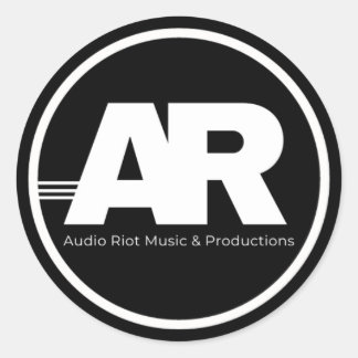 Adesivo Redondo Audio Riot sticker