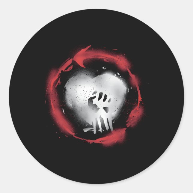 Adesivo Redondo Aumento Contra Causa Merchandise Oficial (Frente)