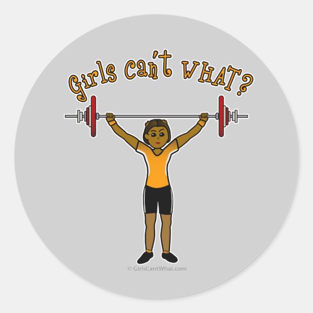 Adesivo Redondo Aumento de Peso (Escuro) (Frente)