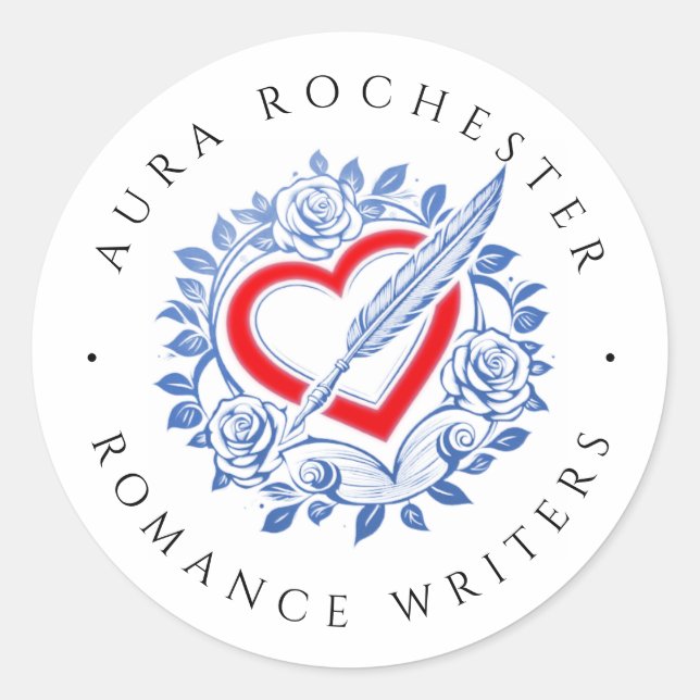 Adesivo Redondo AURA Rochester Sticker (Frente)
