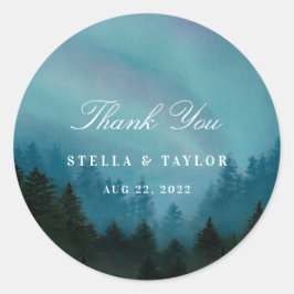 Adesivo Redondo Aurora Sticker