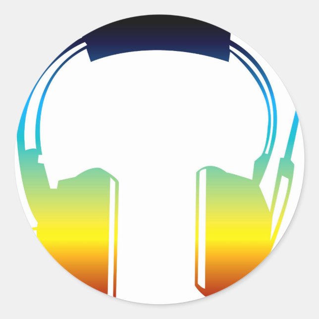 Adesivo Redondo auscultadores (Frente)