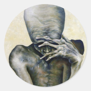 Adesivo Redondo Ausência de Nada