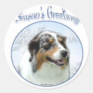 Adesivo Redondo Aussie Seasons Saudações