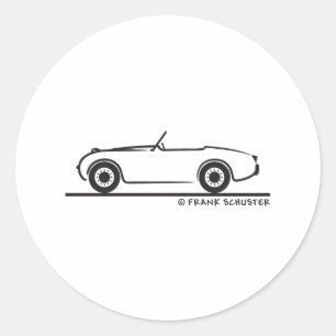 Adesivo Redondo Austin Healey Sprite